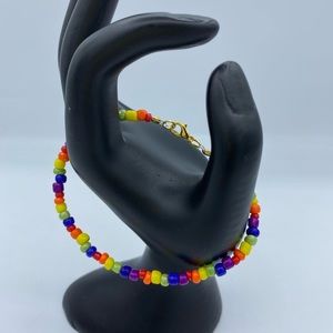 Rainbow Beaded Bracelet